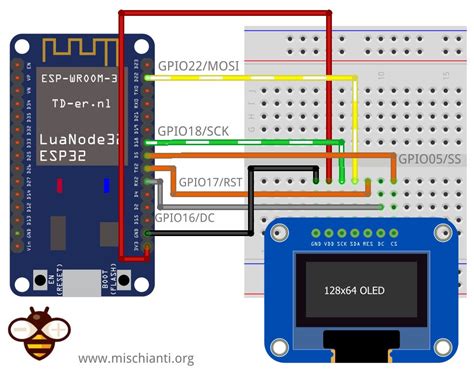 Sdd1306 Oled Display Wiring And Basic Use With Esp8266 Esp32 And