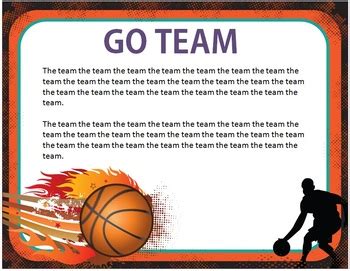 We hope to see you all back on the court very soon. Basketball Theme Bulletin Border, Banner, Name Tags, and ...