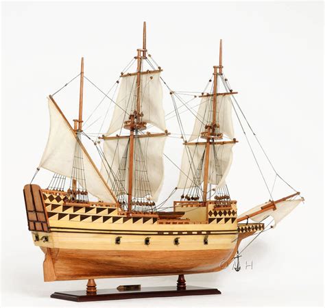 Mayflower 1620 Plymouth Pilgrims Wood Ship Model 31 Sailboat