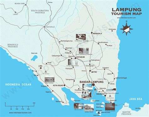 Peta Lengkap Indonesia Peta Wisata Lampung