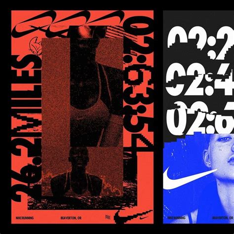 Nike Running Posters🏃🏽🏃🏽‍♀️⁣ ⁣ Nike Creative Direction Tricia