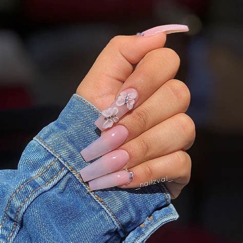 Long Summer Cute Acrylic Nails So Give Your Nails Also A Summer