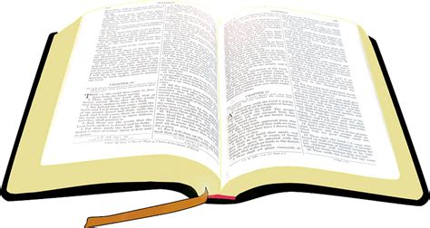 Picture Of Open Bible Clipart