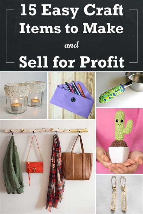 15 Easy Craft Items To Make And Sell For Profit Crafts To Make And