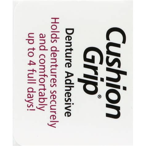 Cushion Grip Denture Adhesive Thermoplastic 1 Oz Delivery Or Pickup