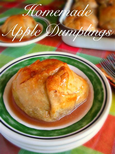 homemade apple dumplings