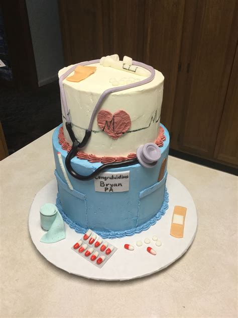 Medical School Graduation Cake