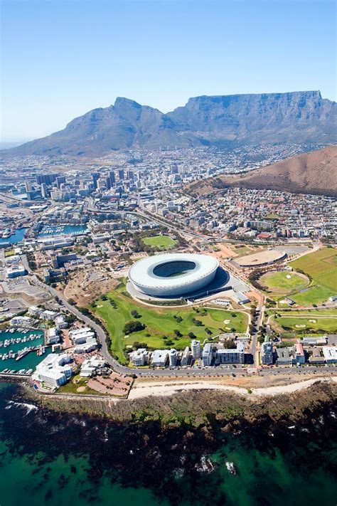Aerial View Of Cape Town In South Africa Africatravelcapetown Africa