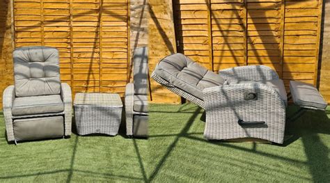 Reclining Rattan Chairs And Reclining Garden Furniture Sets For Sale Uk