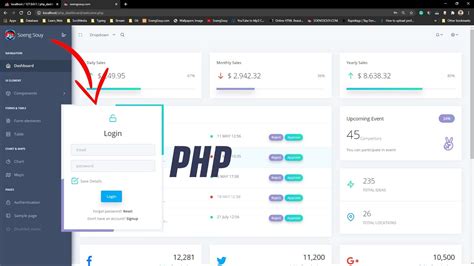 Demo Login And Register Dashboard Php Youtube