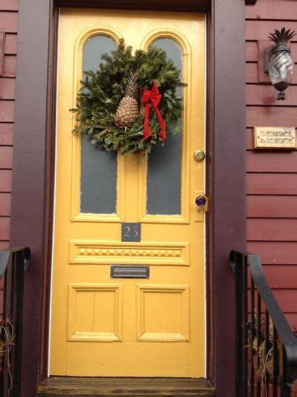 Choose patterned accent chairs, window panels, and colorful pillows in these hues to rejuvenate a space anchored by brown walls or furniture. red (brick or not) house with yellow door or yellow wood ...