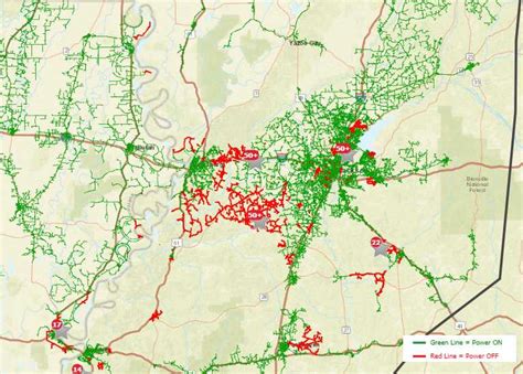 Entergy Power Outage Map Ms Oconto County Plat Map