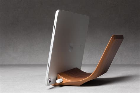 Latest Technologies This Handcrafted Ipad Pro Stand Carved From A