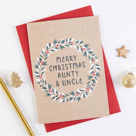 Aunty And Uncle Christmas Card By Norma Dorothy Notonthehighstreet Com