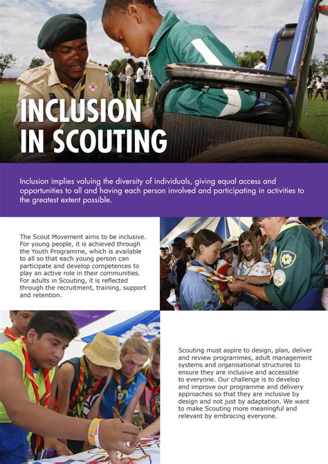 Inclusion In Scouting By World Organization Of The Scout Movement Issuu