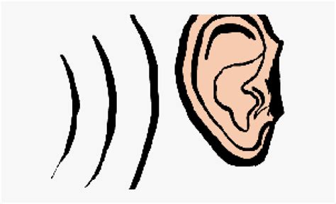 Noise Clipart In Ear Sound Traveling To Ear Transparent