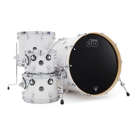 Dw Drums Performance Series 22 4 Piece Shell Pack White Marine