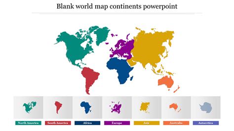 Blank World Map Showing Continents 184169 Blank World Map With
