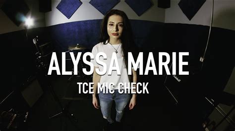 Alyssa Marie Raps The Cypher Effect Mic Check Session 172 Youtube