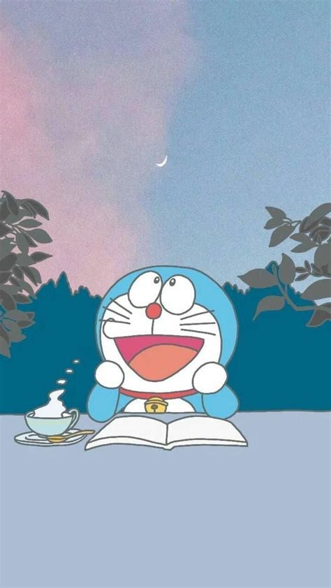Doraemon Eating Dora Cake Wallpaper Download Mobcup
