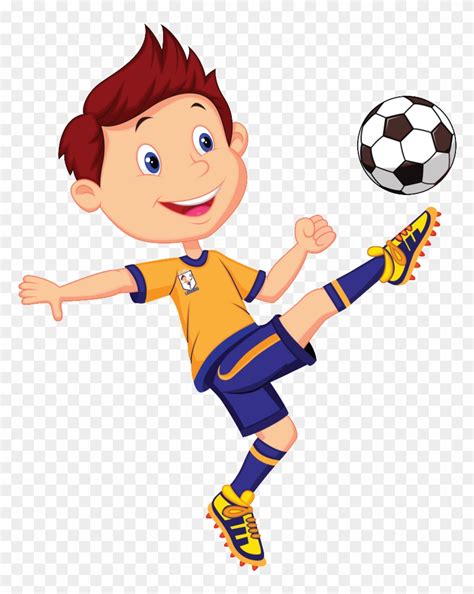 Boys Soccer Playing Football With Friends Clipart Free Transparent