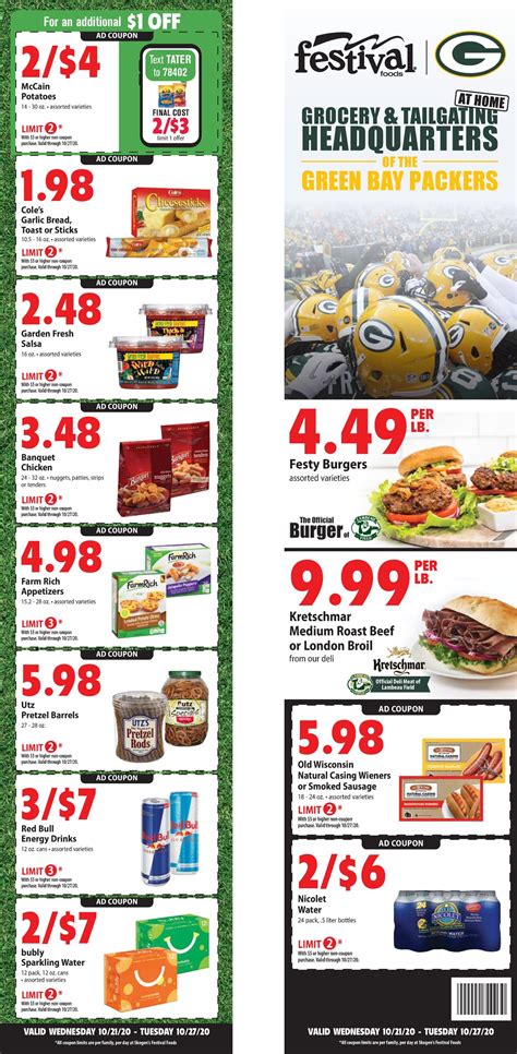 Festival Foods Current Weekly Ad 1021 10272020 Frequent