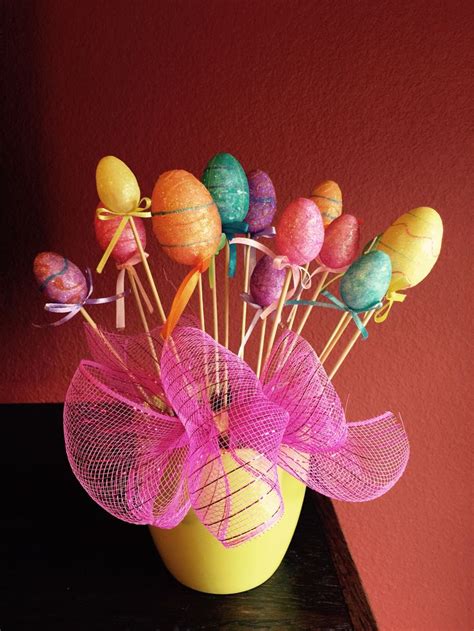 Easy Easter Centerpiece Made Entirely From Items Purchased At Dollar
