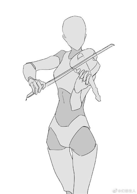 Pose Tocando Violín 🙀🙀🙀 In 2023 Drawing Reference Poses Art