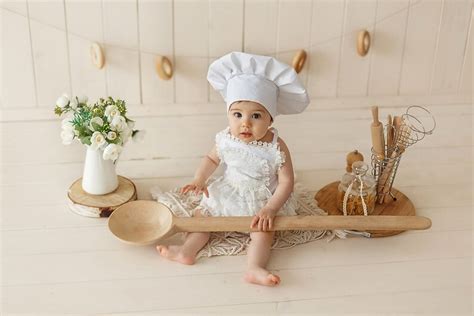 Toddler Chef Costume Chef Hat Baby Chef Apron And Chef Etsy