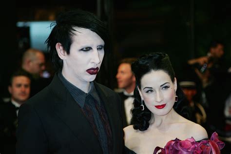 Marilyn Manson And Dita Wedding