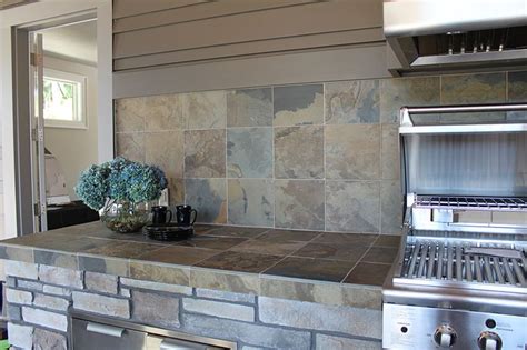 Spectacular Slate Tile Countertops Small Kitchen Island For Apartment