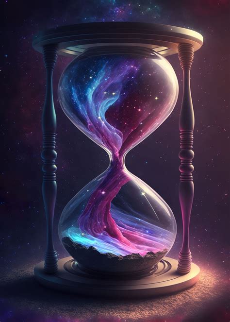 Magical Hourglass Poster Picture Metal Print Paint By Tesseract 07