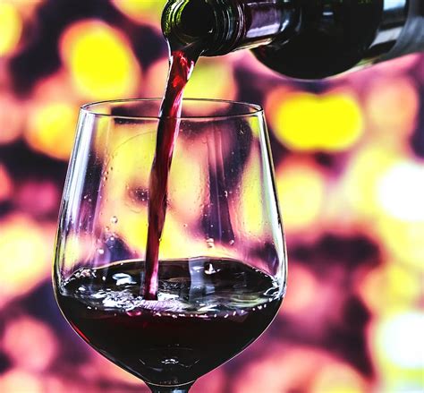 Hd Wallpaper Selective Focus Photography Of Wine Bottle Pouring On