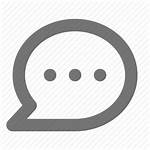Bubble Message Icon Chat Typing Transparent Text
