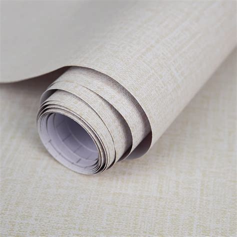 Linen Wallpaper Pvc Self Adhesive Peel And Stick Diy Wallpaper Faux