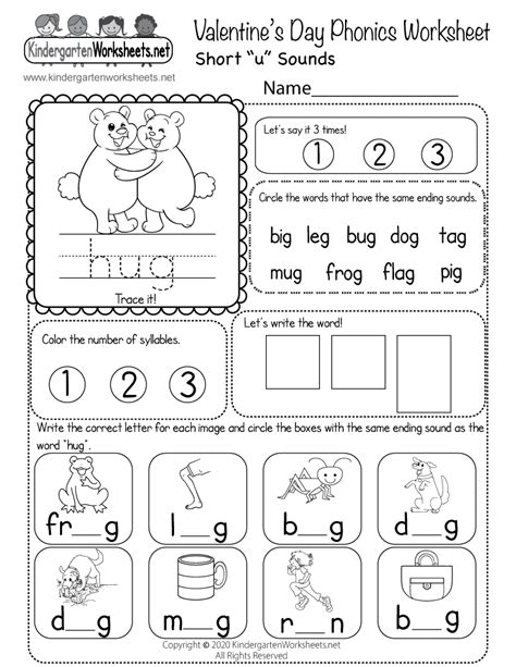 Free Phonics Worksheets Worksheets And Kindergarten