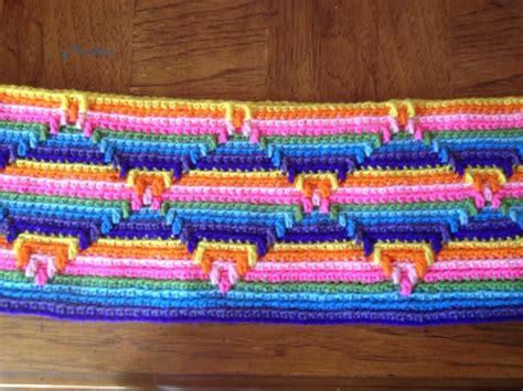 Cro Patt I Like Navajo Diamond Afghan Pattern See Ravelry Crochet