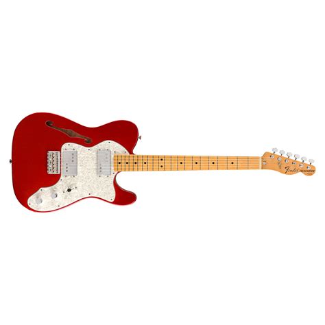 Vintera 70s Telecaster Thinline Candy Apple Red Guitare Telecaster