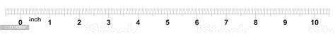 Ruler 10 Inches Metric Inch Size Indicator The Division Price Is 005