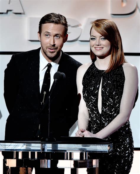 Эмма стоун (stone, emma (iii)): Ryan Gosling and Emma Stone onstage during the 69th Annual ...