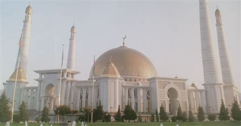 Turkmenbashi Ruhy Mosque Turkmenistan Mosque Architecture Mosque