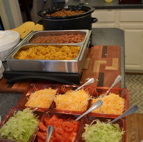 A Taco Bar The Easiest Way To Feed A Crowd Styleblueprint Recipe