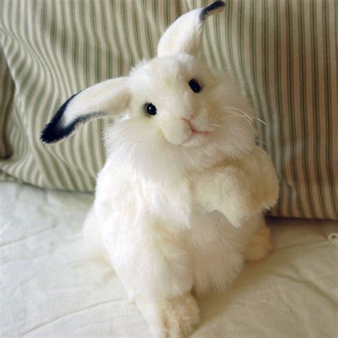 Hansa Arctic Hare Realistic Stuffed Rabbit Plush Hansa Bunny