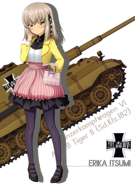 Itsumi Erika Girls Und Panzer And 1 More Danbooru