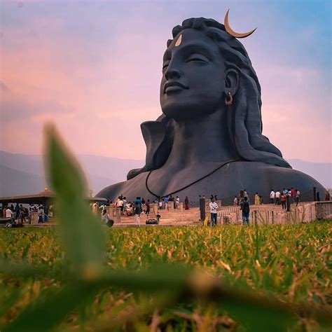 Adiyogi Shiva Statue Tamil Nadu Shiva Statue Statue Shiva