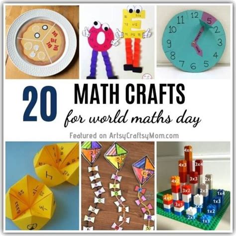 20 Enjoyable Math Crafts And Activities For World Maths Day