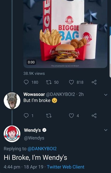 50 Wendys Twitter Roast Burns Will Never Get Old With Images Wendy