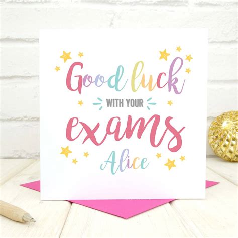 For Exams Good Luck Cards