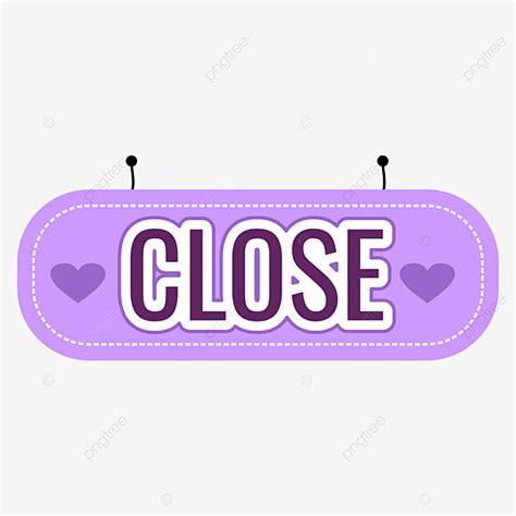 Sorry Closed Sign Vector Hd Images Close Sign In Cute Style Close