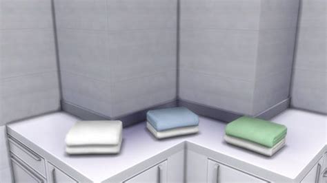 La Luna Rossa Sims Hotel Folded Bath Towels Download • Sims 4